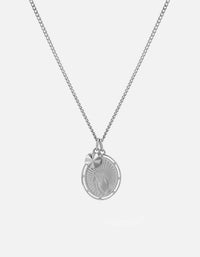 Miansai Necklaces Divini Necklace, Matte Silver Matte Silver / 24 in. / Monogram: No