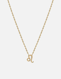 Miansai Necklaces Astro Pendant Necklace, 14k Gold Leo/Polished Gold / 16-18 in.