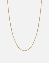 Miansai Necklaces Venetian Chain Necklace, Gold Vermeil Polished Gold / 24 in.