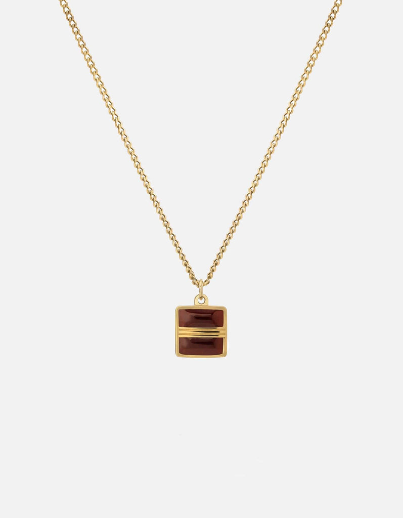 Miansai Necklaces Cardinal Necklace, Gold Vermeil/Red Red / 22 in.
