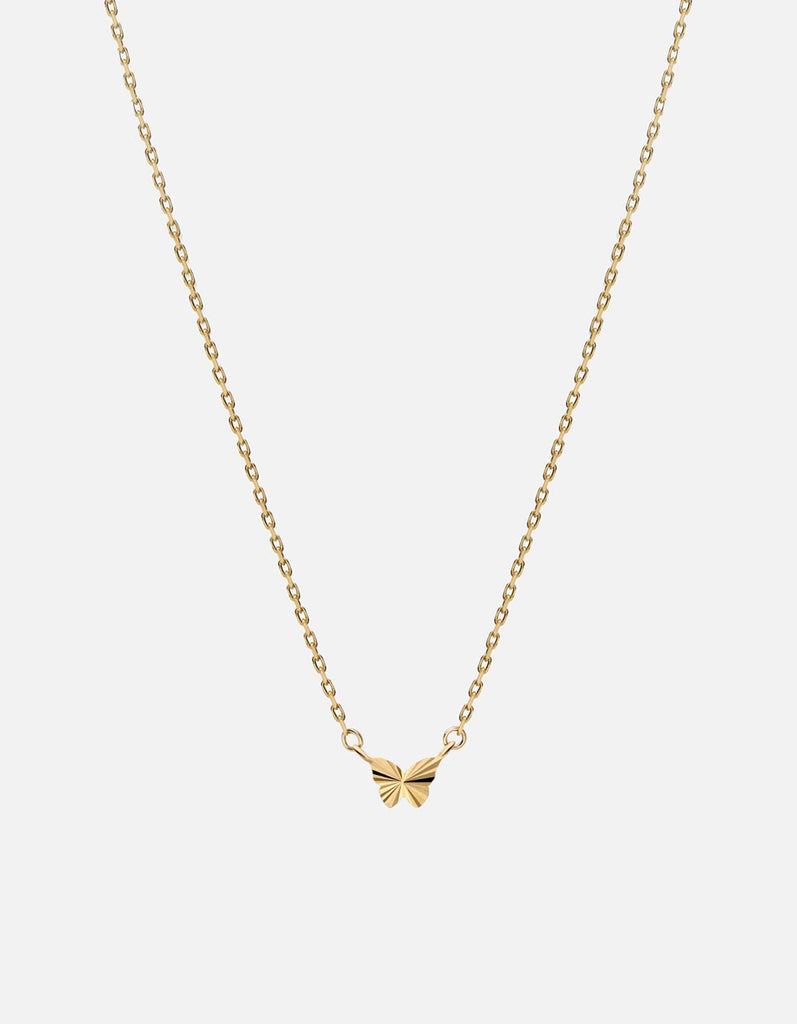 Miansai Necklaces Asa Butterfly Necklace, 14k Gold Polished Gold / 16-18 in.