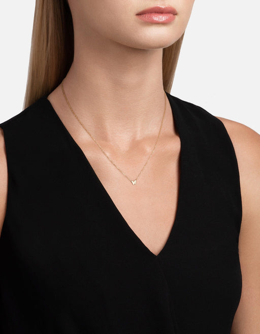 Miansai Necklaces Asa Butterfly Necklace, 14k Gold Polished Gold / 16-18 in.