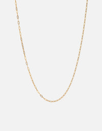 Miansai Necklaces 2.5mm Volt Link Cable Chain Necklace, 14k Gold Polished Gold / 18 in.