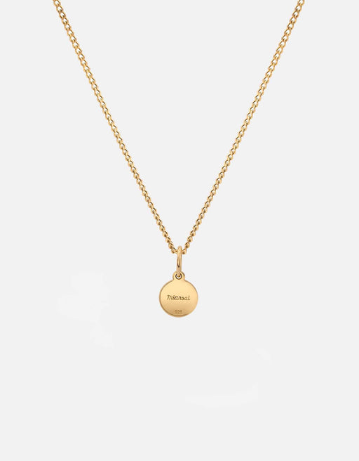 Miansai Necklaces Ojos Necklace, Gold Vermeil/Black