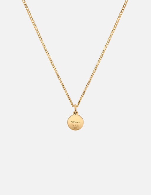 Miansai Necklaces Ojos Necklace, Gold Vermeil/Black