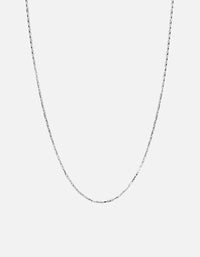 Miansai Necklaces Cardano Chain Necklace, Sterling Silver Polished Silver / 21 in.