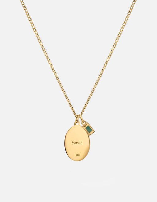 Miansai Necklaces Pina Agate Necklace, Gold Vermeil