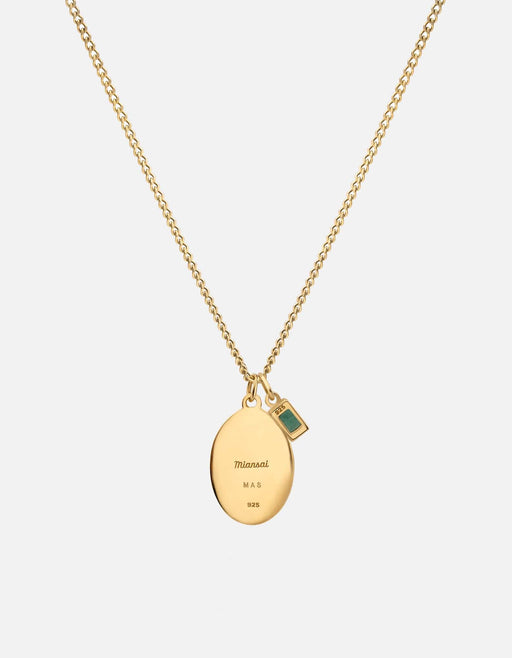 Miansai Necklaces Pina Agate Necklace, Gold Vermeil
