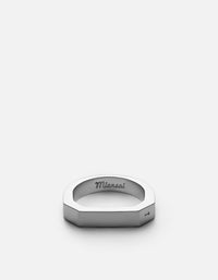 Miansai Rings Hex Ring, Sterling Silver Matte Silver / 10