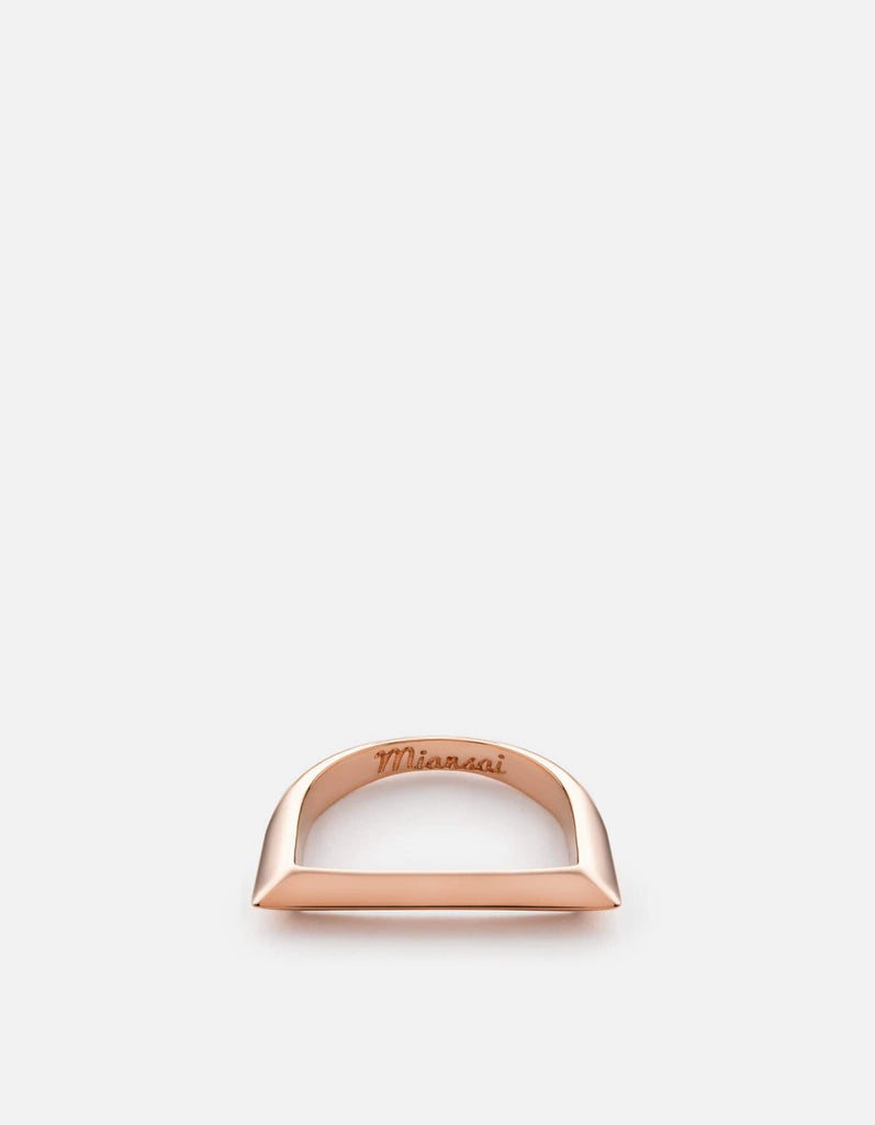 Miansai Rings Bar Ring, Rose Polished Rose / 5