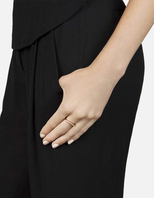 Miansai Rings Bar Ring, Rose