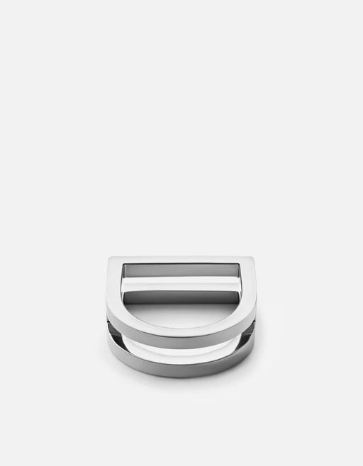 Miansai Rings Square Bar Ring, Sterling Silver