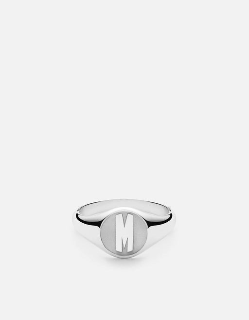 Miansai Rings Signet Ring, Sterling Silver