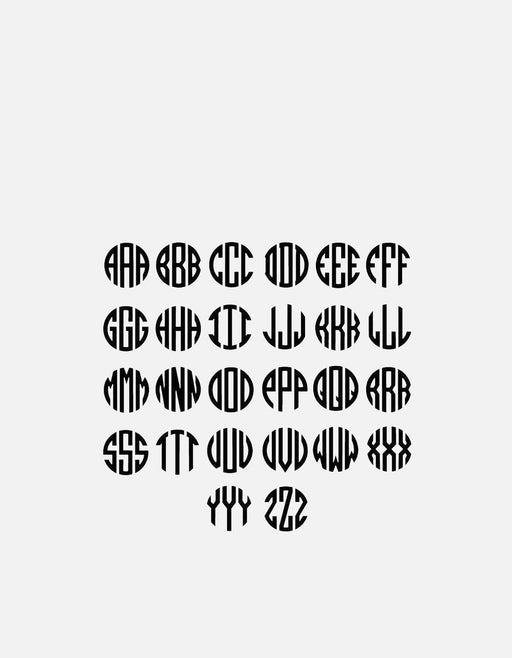 Miansai Rings Signet Ring, Sterling Silver/3 Letter