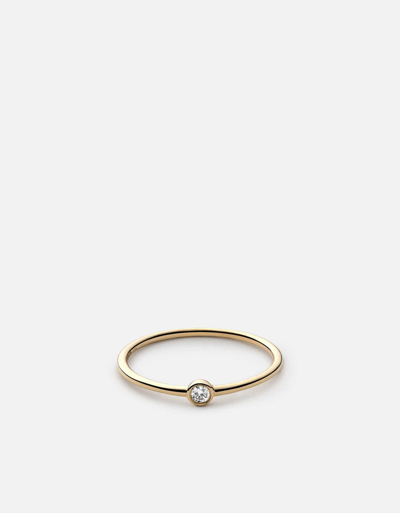 Miansai Rings Iris Ring, 14k Gold Pavé Polished Gold/Pave / 7