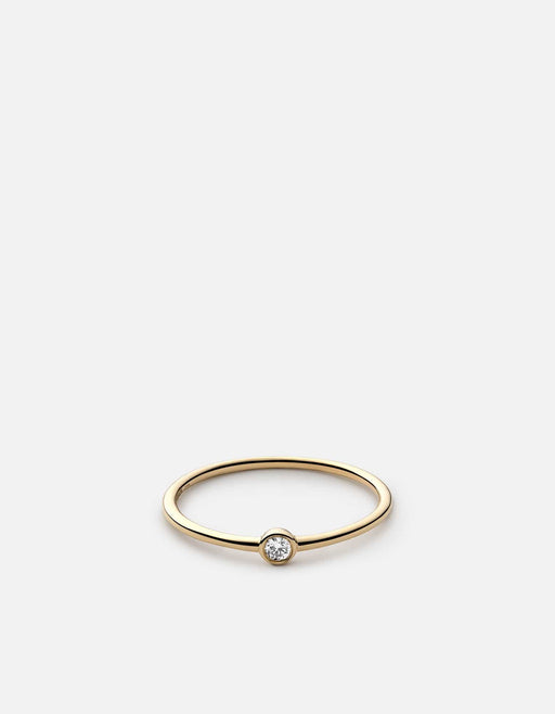 Miansai Rings Iris Ring, 14k Gold Pavé Polished Gold/Pave / 7