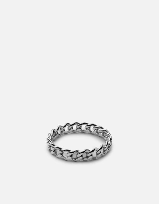 Miansai Rings Cuban Link Ring, Sterling Silver