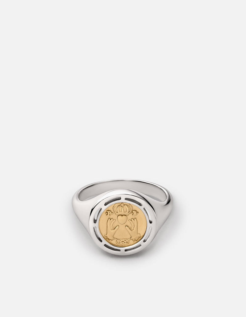 Miansai Rings Test of Time Ring, Sterling Silver/Gold Vermeil Sterling Silver/Gold Vermeil / 8