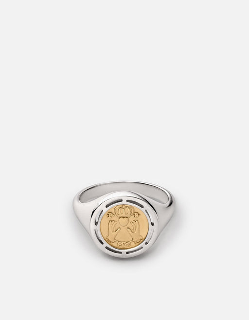 Miansai Rings Test of Time Ring, Sterling Silver/Gold Vermeil Sterling Silver/Gold Vermeil / 8