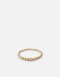Miansai Rings Ida Ring, 14k Gold Pavé Polished Gold Pave / 5