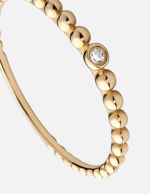Miansai Rings Ida Ring, 14k Gold Pavé