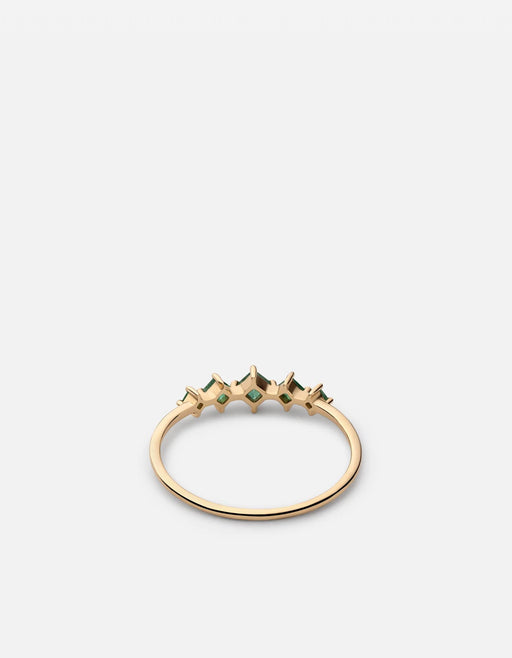 Miansai Rings Echo Chalcedony Ring, 14k Gold