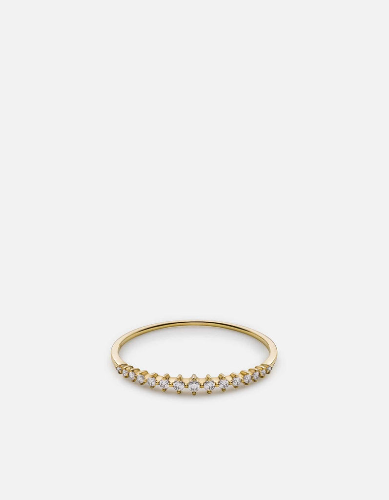 Miansai Rings Amal Ring, 14k Gold Pavé Polished Gold w/ Pave / 5