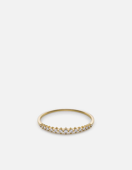 Miansai Rings Amal Ring, 14k Gold Pavé Polished Gold w/ Pave / 5