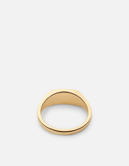Miansai Rings Oxen Ring, Gold Vermeil