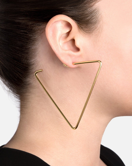 Miansai Earrings Eden Earrings, Gold Vermeil polished gold / L - Pair