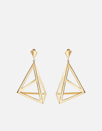 Miansai Earrings Apex Earrings, Gold Polished Gold / Pair