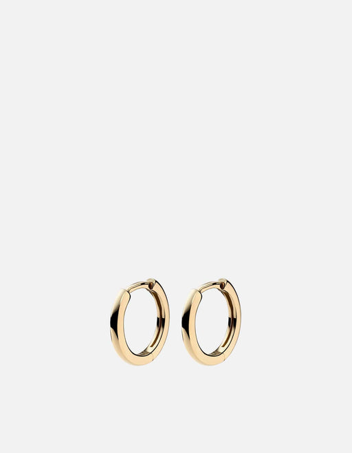 Miansai Earrings Aeri Huggie Earrings, 14k Gold Polished Gold / Pair
