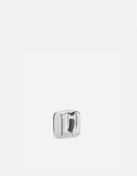 Miansai Earrings Tyson Huggie Earring, Sterling Silver Polished Silver / Single