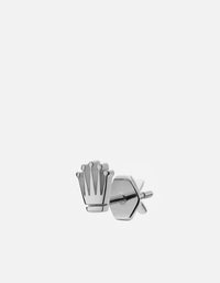Miansai Earrings Empire Stud Earring, Sterling Silver Polished Silver / Single