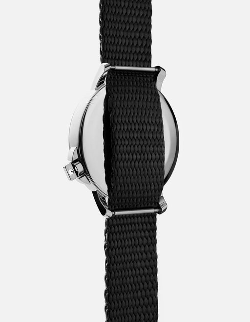 Miansai M12 Swiss M12 Swiss Silver Black Nylon
