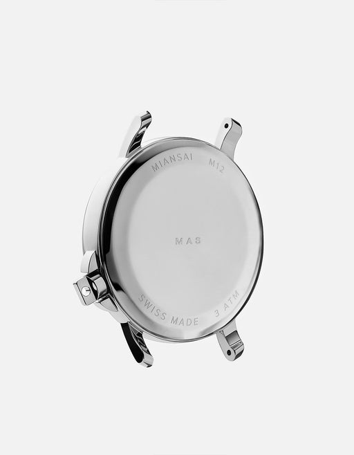Miansai M12 Swiss M12 Swiss Silver Black Nylon Black / R / Monogram: Yes
