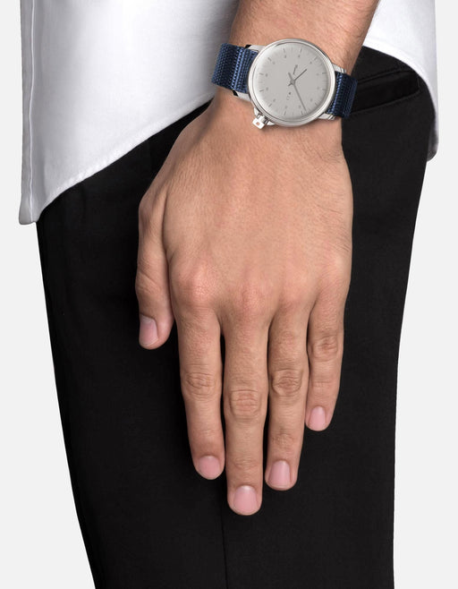 Miansai M12 Swiss M12 Swiss Silver Navy Blue Nylon