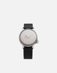 Miansai M12 Swiss M12 Swiss Silver Asphalt Leather Asphalt / R / Monogram: No