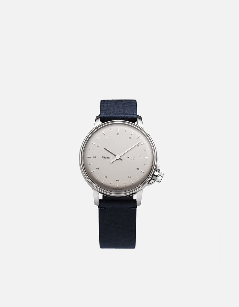 Miansai M12 Swiss M12 Swiss Silver Dusk Leather Dusk / R / Monogram: No