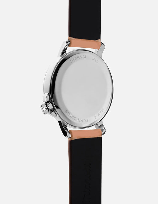 Miansai M12 Swiss M12 Swiss Silver Salmon Leather