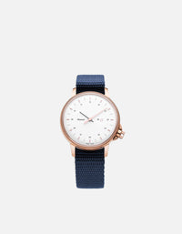 Miansai M12 Swiss M12 Swiss Rose|White Navy Blue Nylon Navy Blue / R / Monogram: No