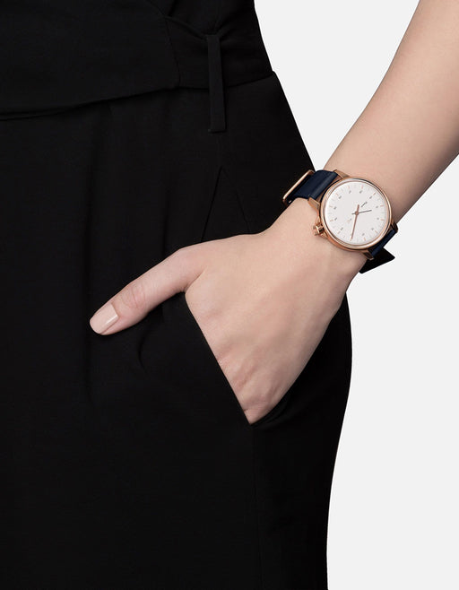 Miansai M12 Swiss M12 Swiss Rose|White Navy Blue Leather