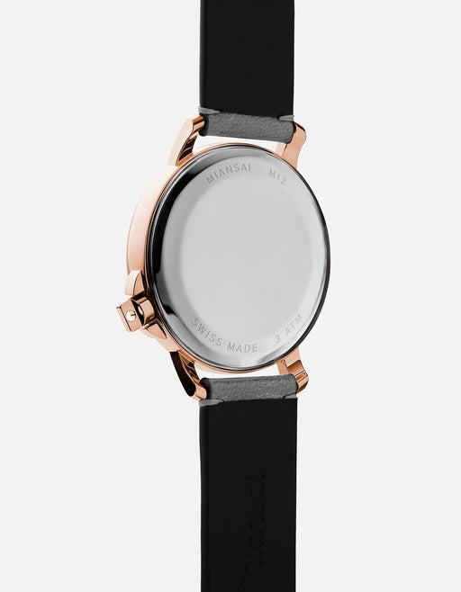 Miansai M12 Swiss M12 Swiss Rose|White Steel Leather