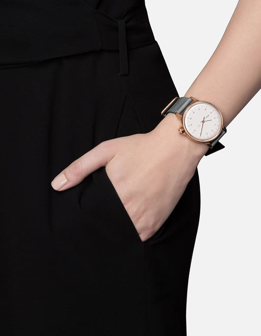 Miansai M12 Swiss M12 Swiss Rose|White Steel Leather