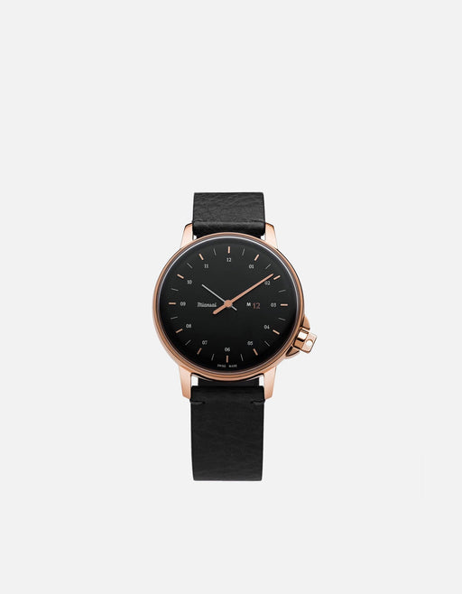 Miansai M12 Swiss M12 Swiss Rose|Black Asphalt Leather Asphalt / R / Monogram: No