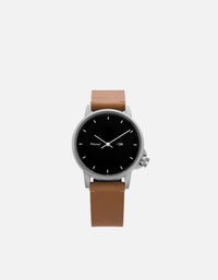 Miansai M24 Japanese M24 II Black Tan Leather Tan / R / Monogram: No