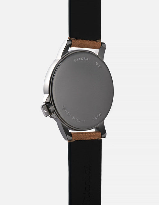 Miansai M24 Japanese M24 II Black Tan Leather