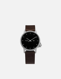 Miansai M24 Japanese M24 II Black Vintage Chocolate Leather Vintage Chocolate / R / Monogram: No