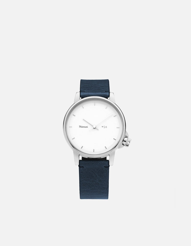 Miansai M24 Japanese M24 II White Slate Leather Slate / R / Monogram: No