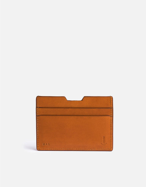 Miansai SLG Modern Cardholder, Vintage Cognac Vintage Cognac / O/S / Monogram: Yes